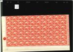 Stamp of Egypt » 1888-1906 New Currency 4m vermilion, complete mint and mint nh sheet of 240 consisting of four panes of sixty stamps divided by gutter margins, showing plate "1" in all four corners, fresh, very fine, and scarce in this complete sheet format