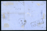 Stamp of Luxembourg Luxembourg 1857 6th Printing 1Sgr top marginal on cover