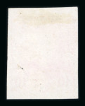 Stamp of Luxembourg Luxembourg 1890s Adolf 10c imperf red essay on thin paper