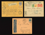 Stamp of Luxembourg Luxembourg Grossherzog Albert group of five 1890s covers