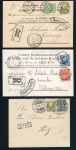Stamp of Luxembourg Luxembourg Grossherzog Albert group of six 1900s covers