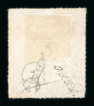 Stamp of Luxembourg Luxembourg Official 1875 40c pair and single unused plus pair inverted hinged mint and  aused single