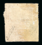 Stamp of Luxembourg Luxembourg Official 1875 Un Franc double overprint on piece and inverted used