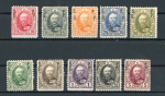 Stamp of Luxembourg Luxembourg 1891 Adolf S. P. Official set of 10 each with double overprint unused