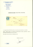 Stamp of France » Guerre de 1870-1871 1871, GUERRE DE 70 - COMMUNE DE PARIS / Y&T n°29 oblitéré