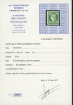 Stamp of France » Type Cérès de 1849-1850 1850, Cérès n°2 15c vert, superbe exemplaire neuf *