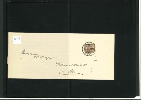 Stamp of Egypt » 1888-1906 New Currency 1m brown, tied CAIRE cds on printed legal notice in French, sent "E.V." (En Ville) to Tribunal Mixte in Cairo, fine and scarce