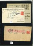 Stamp of Egypt » 1914-1922 Pictorials 1921-22 Second Pictorial Issue: Attractive group of eleven covers and one parcel card, showing array of single, multiple and mixed value frankings, including four registered usages, fine (12)