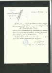Stamp of Egypt » 1888-1906 New Currency 1891 Letter written on Egyptian watermarked paper from the Local Postal Administration, written in French, to certify the delivery of "Le MONITEUR DU CAIRE" and refers to Jules Barbier, owner of the newspaper, unusual an
