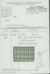 Stamp of France » Emission de Bordeaux 1870 1870, Émission de Bordeaux, bloc report complet neuf du n