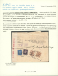 Stamp of British Occupation of Italian Colonies » Eritrea 1942, British Occupation Eritrea M.E.F. letter with 5pi (2) Nairobi printing