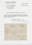 Stamp of France » Lettres Classiques 1866, lettre en provenance du bureau du palais de Saint