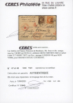 Stamp of France » Emission de Bordeaux 1870 1871, très jolie enveloppe affranchie exclusivement