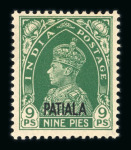 Stamp of British Empire General Collections and Lots 1936–1952 George VI: An outstandingly fresh and remarkably fine mint and mint never hinged collection from the ever-popular reign of King George VI, neatly housed in eight (8) deluxe Kabe albums. This impressive holding 