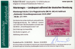 Stamp of Germany » German WWII Occupation Issues » Montenegro 1943-44, Montenegro, German Occupation, MNH Lot, 3 certs