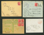 Stamp of Egypt » British Forces in Egypt 1932-35 1935-41, group of 11 covers with Army Post frankings plus one with British Forces Letter Stamp