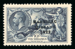 Stamp of Ireland » 1922-35 Overprint Collections 1922-1935 Duplicated accumulation of Dollard and Thom complete sets of low values, plus Harrison Coils, also some complete coil rolls, a fine array of control blocks, strips of three and pairs from 1/2d to 9d, some ten h