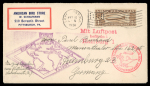 Stamp of Aerophilately » Zeppelins All World – 1928–1939 Zeppelin Post An exceptional and highly specialised collection of Zeppelin flights, neatly mounted and meticulously written up across more than 360 album pages, housed in five large ring binders. Th