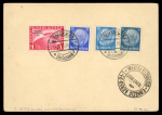 Stamp of Aerophilately » Zeppelins All World – 1928–1939 Zeppelin Post An exceptional and highly specialised collection of Zeppelin flights, neatly mounted and meticulously written up across more than 360 album pages, housed in five large ring binders. Th