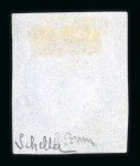 Stamp of France » Type Cérès de 1849-1850 1850, Cérès n°4 25c bleu non dentelé neuf sans gomme