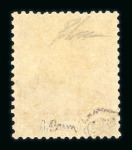 Stamp of Colonies françaises » Monaco 1885, Monaco n°10 5fr neuf * avec gomme altérée. Signé