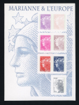 Stamp of France » Variétés et curiosités 2011, non dentelé F4614 bloc Marianne de l'Europe avec