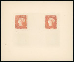 Stamp of Mauritius » 1847 Post Office Issue (SG 1-2) 1847 Post Office "Stocken" reprints taken from the original copper plate in 1912, in the issued colours with one sheetlet in blue and one in orange