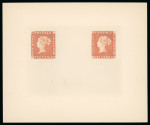 Stamp of Mauritius » 1847 Post Office Issue (SG 1-2) 1847 Post Office "Stocken" reprints taken from the original copper plate in 1912, in the issued colours with one sheetlet in blue and one in orange