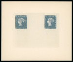 Stamp of Mauritius » 1847 Post Office Issue (SG 1-2) 1847 Post Office "Stocken" reprints taken from the original copper plate in 1912, in the issued colours with one sheetlet in blue and one in orange