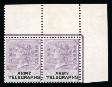 Stamp of Great Britain » Telegraphs Military Telegraph Stamps: Army Telegraphs: 1890 watermark
