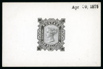Stamp of Great Britain » 1855-1900 Surface Printed » 1867-83 High Values 1867-78 10/- die proof with blank corner squares and