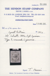 Stamp of Great Britain » 1855-1900 Surface Printed » 1883-84 & 1888 High Values 1883-84 10s cobalt, IB, overprinted “SPECIMEN” type 9, fine with gum