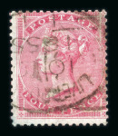 Stamp of Great Britain » 1855-1900 Surface Printed » 1855-57 No Corner Letters 1855-57 4d. carmine on slightly blued paper, fine used