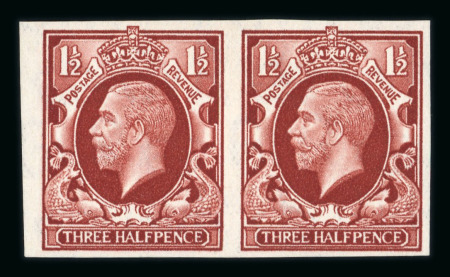 Stamp of Great Britain » King George V » 1924-36 Issues 1934-36 Photogravure 1½d. red-brown, intermediate format,