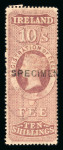 Stamp of Ireland » Revenues & Fiscals 1865–1960 Revenue Stamps – Attractive and Varied Accumulation: An appealing and diverse accumulation of predominantly used revenue stamps, offered both in singles and multiples, together with a modest selection of unused