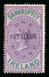 Stamp of Ireland » Revenues & Fiscals 1865–1960 Revenue Stamps – Attractive and Varied Accumulation: An appealing and diverse accumulation of predominantly used revenue stamps, offered both in singles and multiples, together with a modest selection of unused