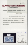 Stamp of Great Britain » King George V » 1913-19 Seahorse Issues 1915-18 DLR 10/- bright ‘Cambridge’ blue, fine mint.