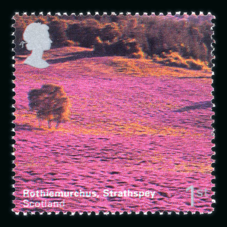 Stamp of Great Britain » Queen Elizabeth II 2003 A British Journey value error (1st) instead of