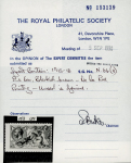 Stamp of Great Britain » King George V » 1913-19 Seahorse Issues 1915 De La Rue 2s.6d. blackish brown, fine mint. Cert