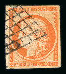 Stamp of France » Collections 1849-1950 : petit carton contenant principalement des
