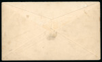 Stamp of Great Britain » Postal Stationery 1841 (ca.) 1d. pink envelope with double print showing