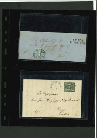 Stamp of German States » German States Collections and Lots 1850-1874, various old German states mint and used