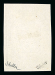 Stamp of France » Journaux 1868, Maury n°1A Journaux 2c essai en noir non dentelé