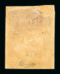 Stamp of France » Type Cérès de 1849-1850 1850, Cérès 25c bleu neuf avec gomme, forte charnière
