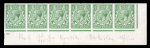 Stamp of Great Britain » King George V » 1924-36 Issues 1924-26 ½d. imprimatur lower right corner strip of