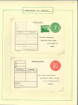 Stamp of Ireland » Postal Stationery 1949–1985 Stamped to Order postal stationery: A specialised collection of over 100 unused postal stationery items stamped to order, neatly arranged and written up on over 40 album pages, and carefully housed in one album