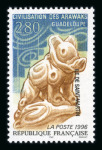 Stamp of France » Variétés et curiosités 1996, n°2988 Civilisation des Arawaks 2f80 variété