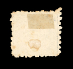 Stamp of Indian States » Nawanagar 1876 1 docra slate-blue with harrow-perf 11 and 1 docra