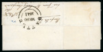 Stamp of Great Britain » 1840 1d Black and 1d Red plates 1a to 11 1841 (Mar 30) entire from Hailsham (Sussex) to Battle with 1840 1d black pl.6 TA, 1d black used single and four perf. line engraved covers