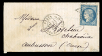 Stamp of France » Ballons Montés Lettre manuscrite en espagnol de Monsieur Alfred-Guillaume